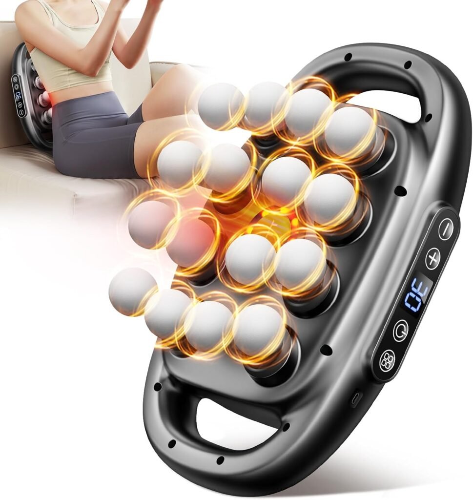 16-Head Massage Gun Set, Deep Tissue Percussion Massager with 3 Modes & 30 Intensities,Quiet Muscle Massage Gun for Back,Shoulders, Legs, Foot, Body Muscle Pain Relief